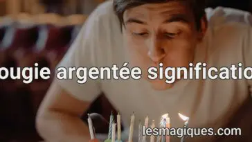 bougie argentée signification