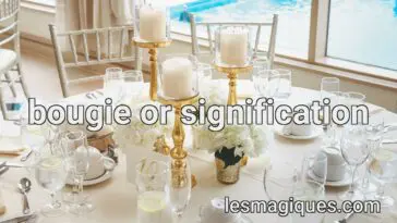 bougie or signification
