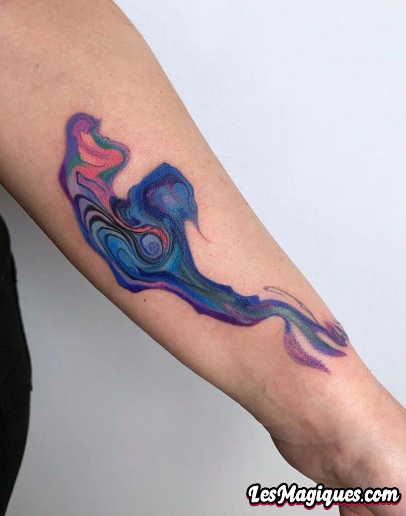 Le tatouage à l'aquarelle d'Amanda Wachob