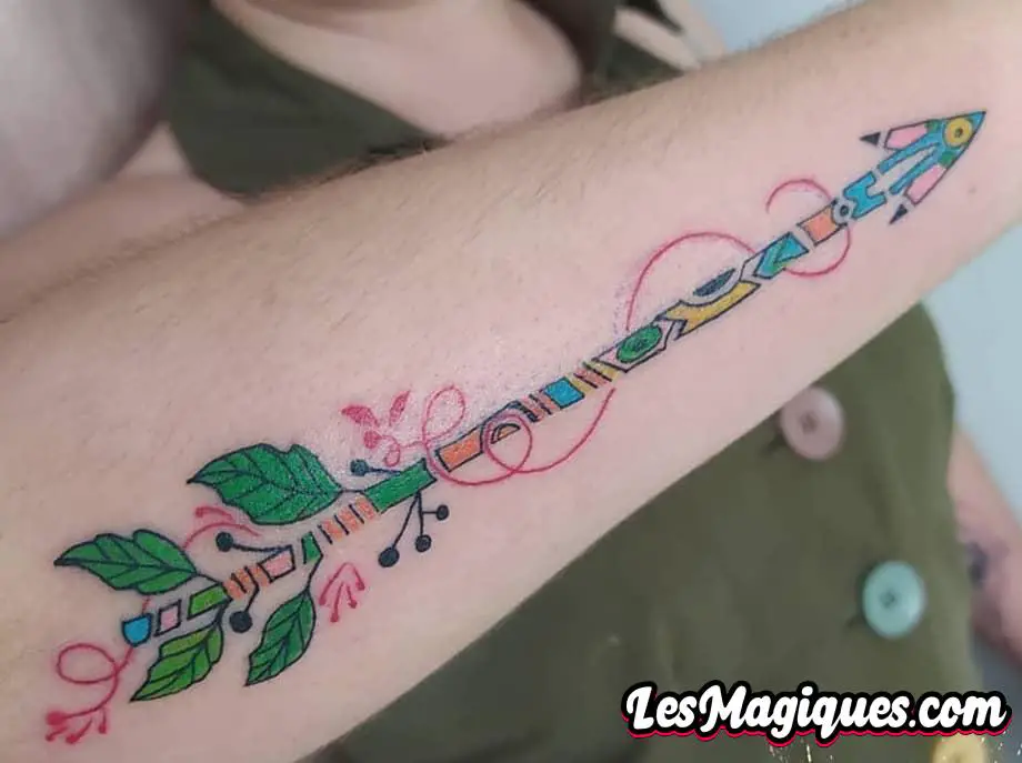 Tatouage Boho Flèche