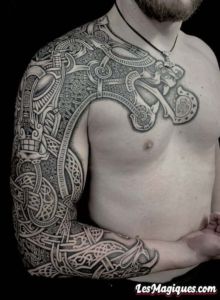 Manchon de tatouage celtique