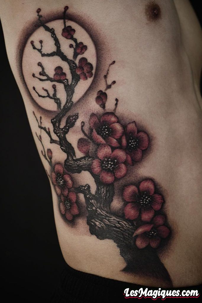 Tatouage Fleur De Cerisier