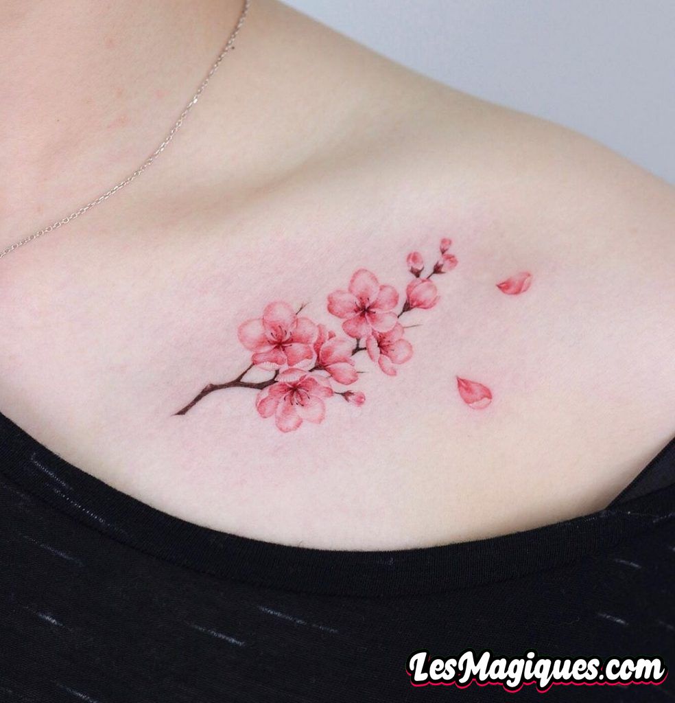 Tatouage Fleur De Cerisier