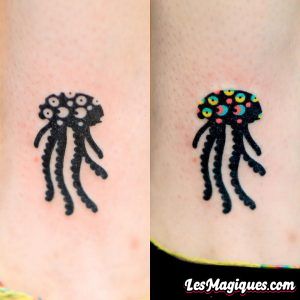 Tatouage contemporain de méduses
