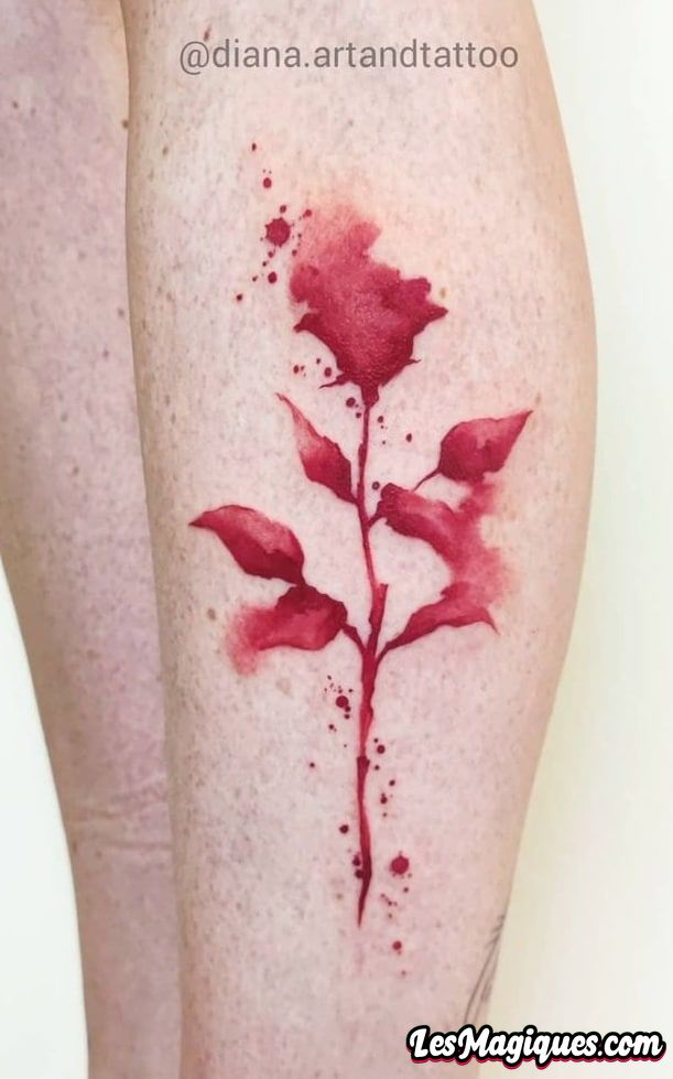 Le tatouage à l'aquarelle de Diana Lopez Coello