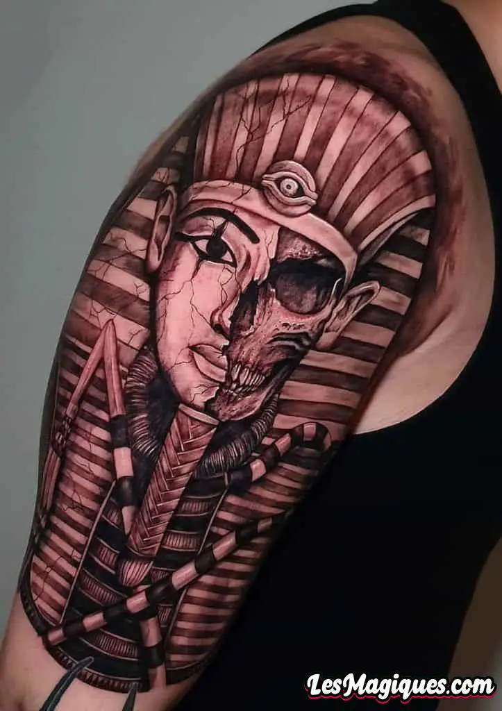 Tatouage Crâne Égyptien