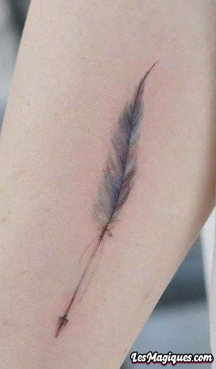 Tatouage Plume