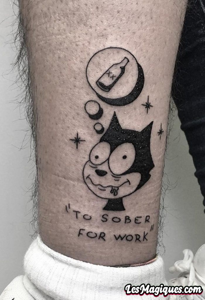 Félix le tatouage de chat