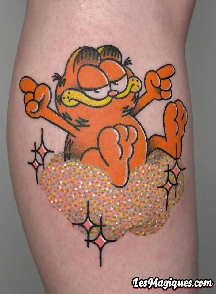 Tatouage Garfield