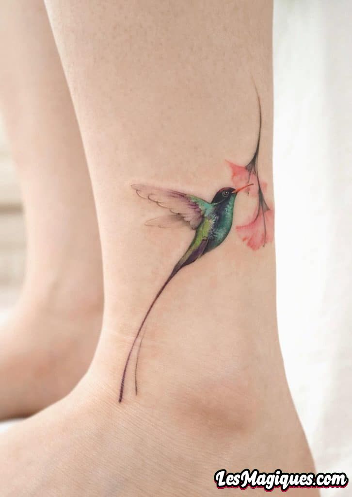 Tatouage de colibri jamaïcain