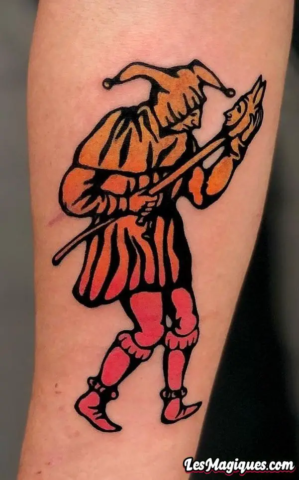 Tatouage de bouffon