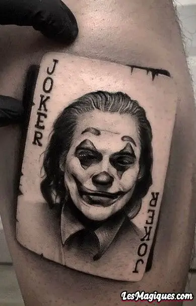 Carte de tatouage Joker