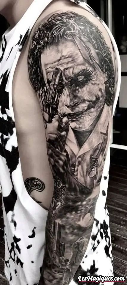 Manchon de tatouage Joker