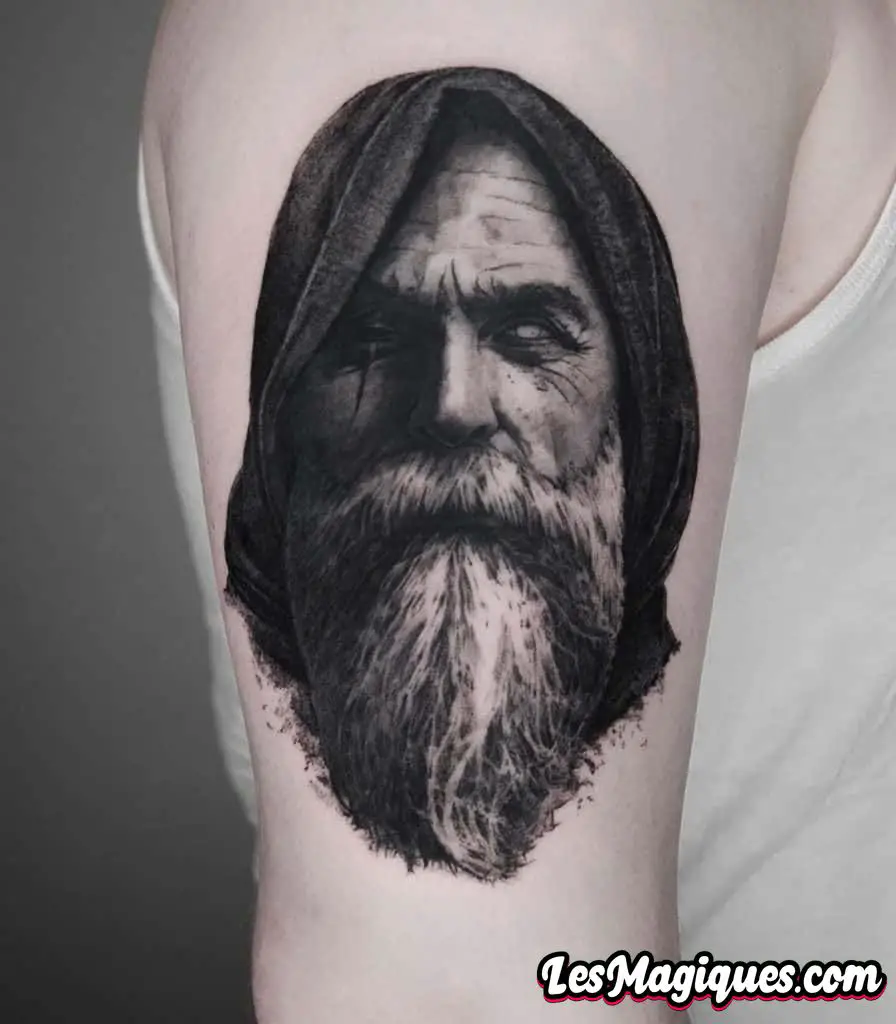 Tatouage Odin borgne