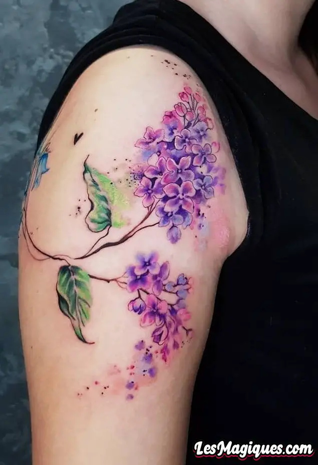 Le tatouage à l'aquarelle de Simona Blanar