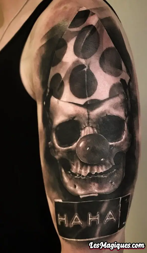 Crâne De Clown Tatouage