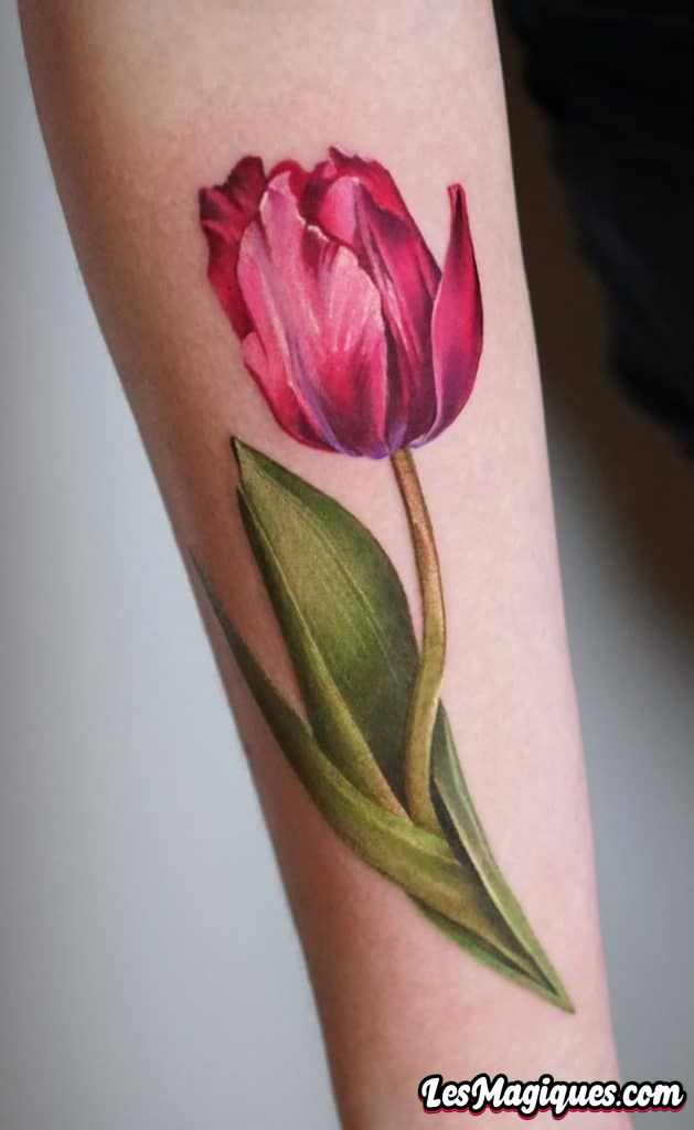 Tatouage Tulipe