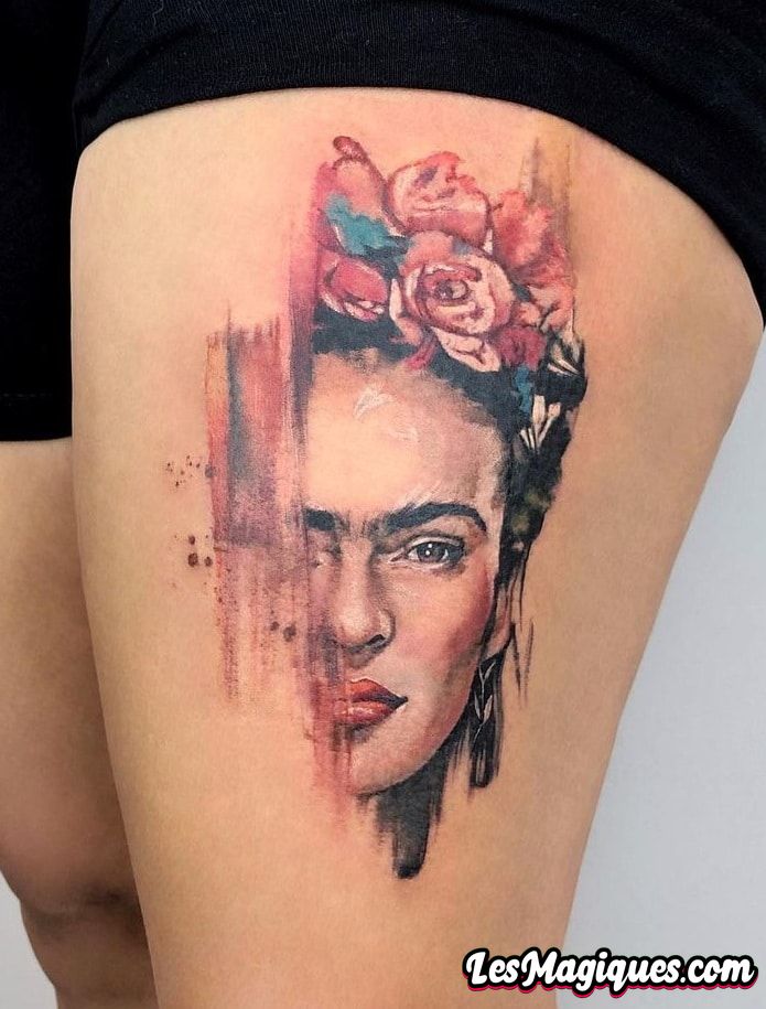 Le tatouage à l'aquarelle de Yeliz Ozcan